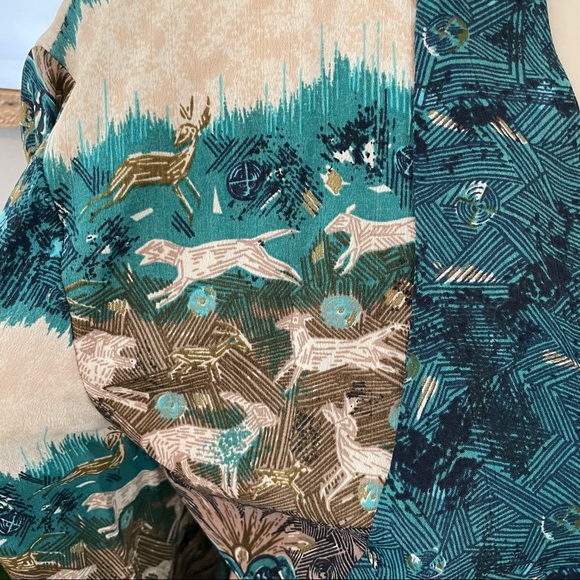 Vintage Waterfall Tropical Jungle Cardigan Jacket - Picture 8 of 9